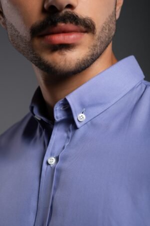 Chemise casual blanche (col boutonné)