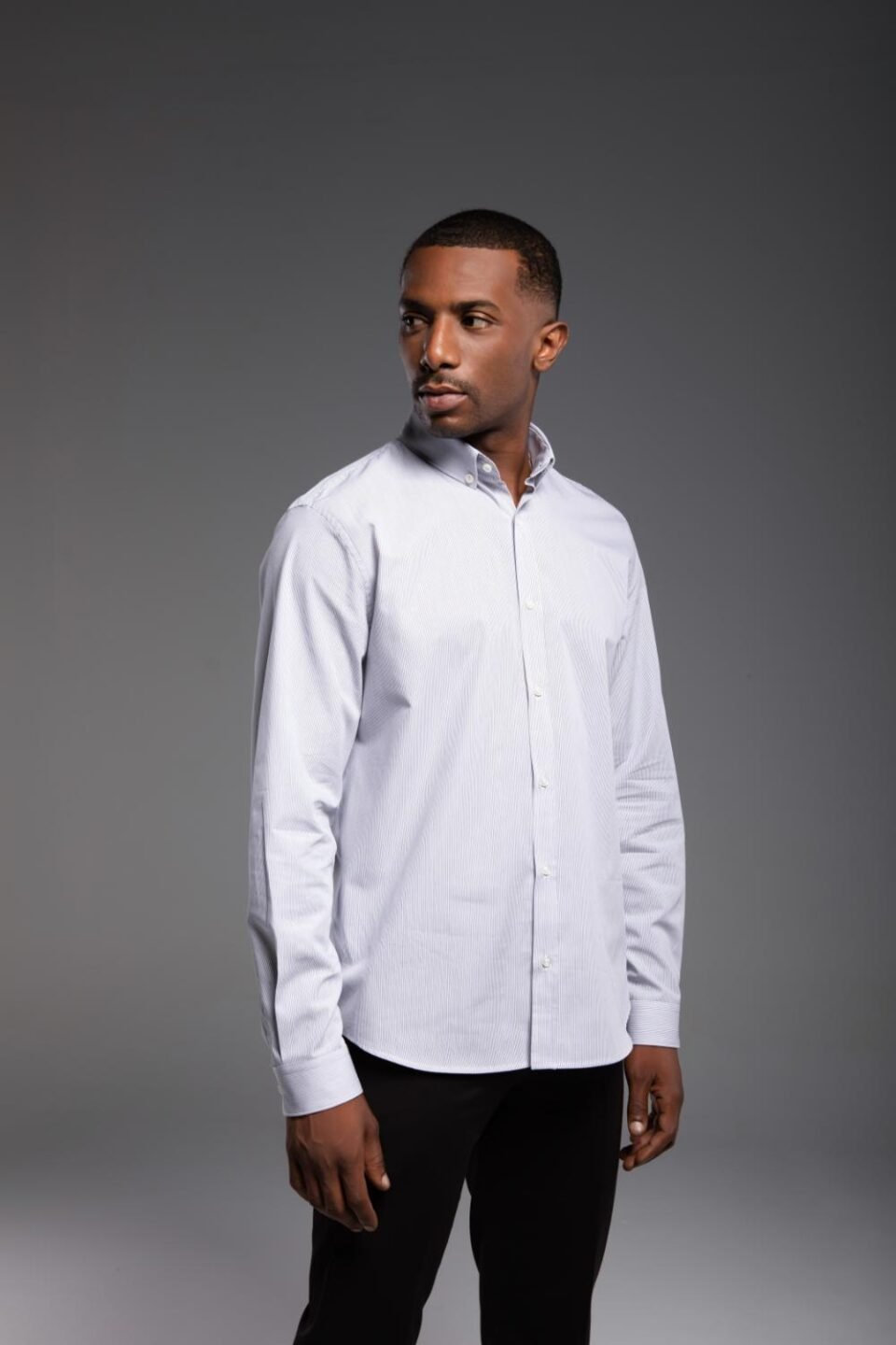 Chemise casual blanche (col boutonné)